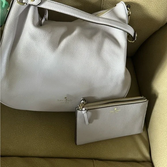 Kate Spade Mulberry Street VivianElegant Light Purple Women's bag and Wallet - Picture 12 of 14